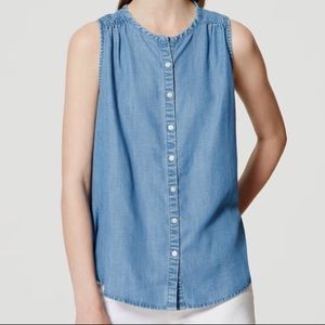 LOFT Tops - Denim shirt LOFT Tops - Denim shirt